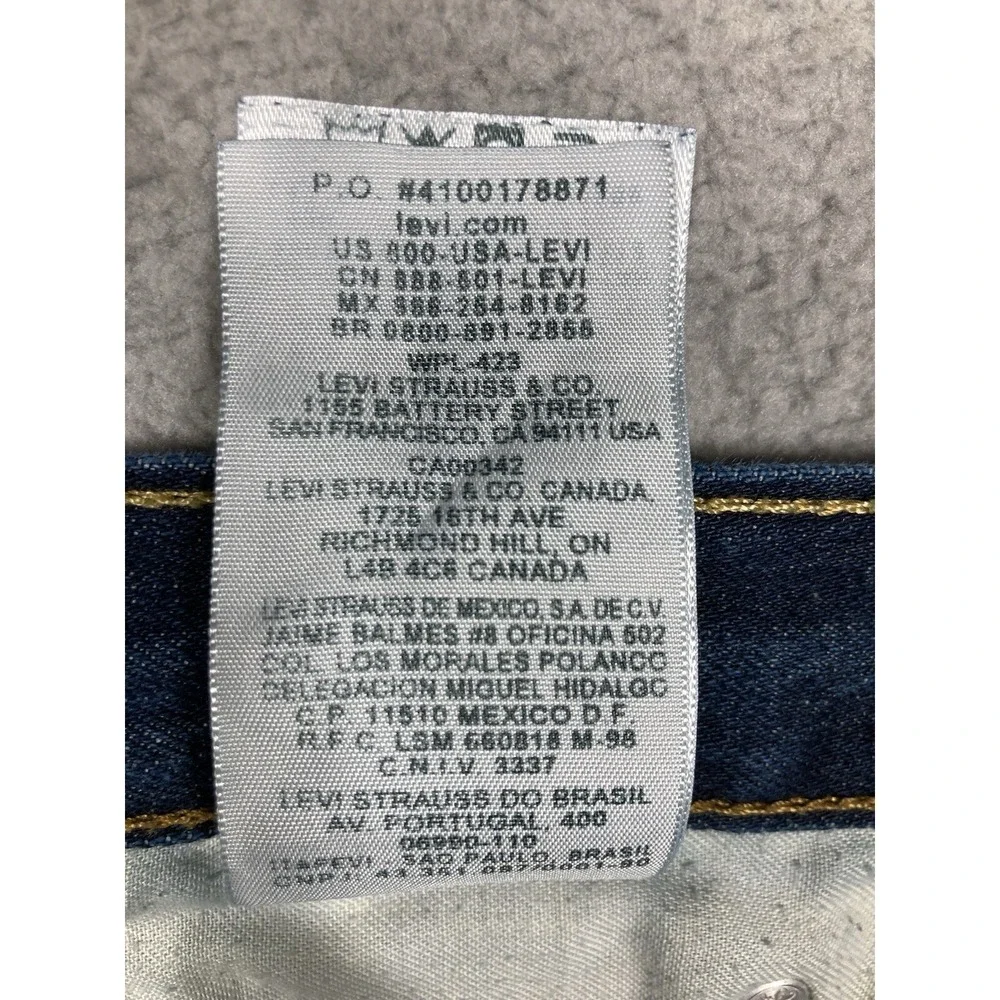 Levis Jeans Mens 42x32 Blue 569  Straight American‎ Cowboy Rodeo Western Denim